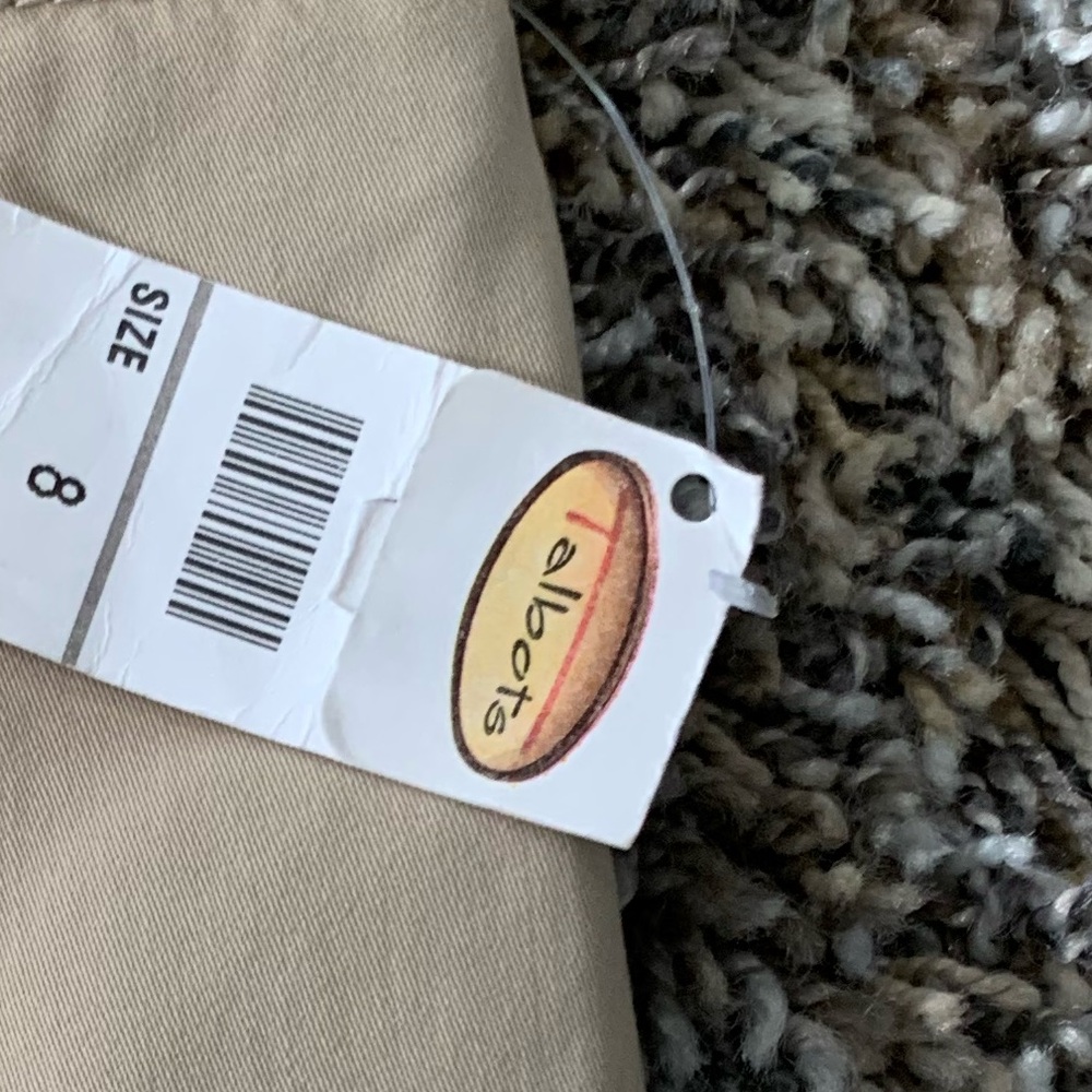 Talbots NWT Women’s Stretch Tan Pants – Classic Straight Leg size 8 - Picture 5 of 5